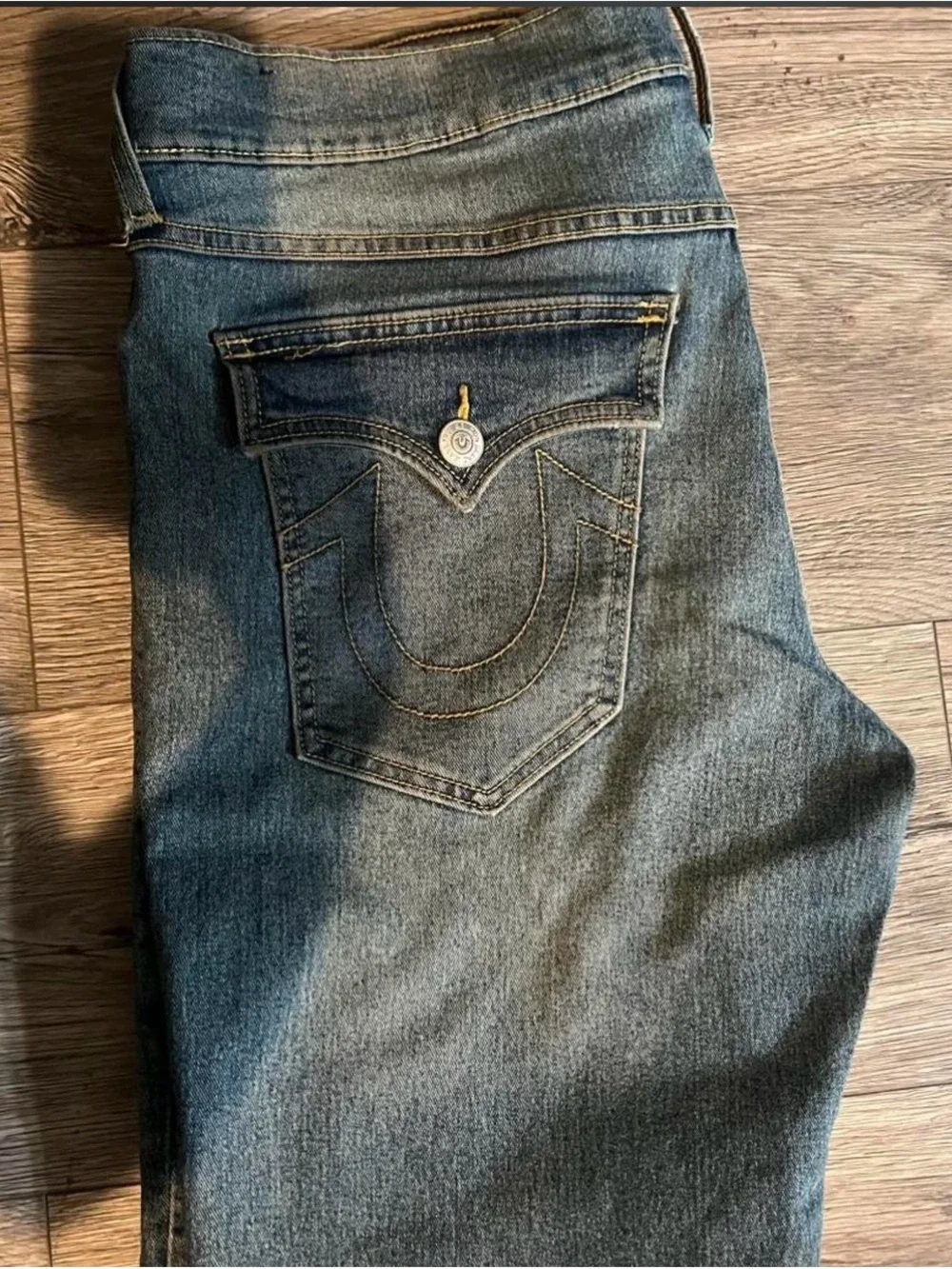 True Religion Women's Skinny Jeans - Black & Light Blue